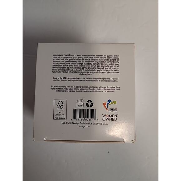 Sonage Lumenez Vitamin Rich Creme NEW in Box Full Size 1.69 oz EWG Verified - Picture 9 of 10